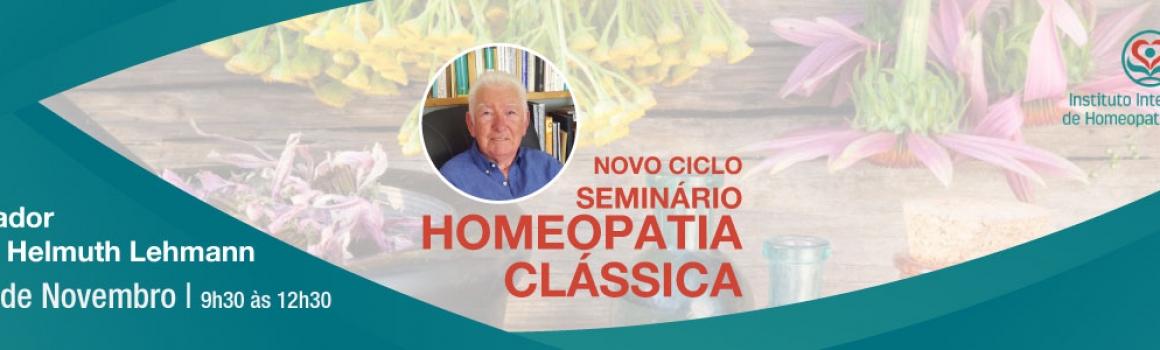 Seminário de Homeopatia Clássica – 18 de Novembro de 2018